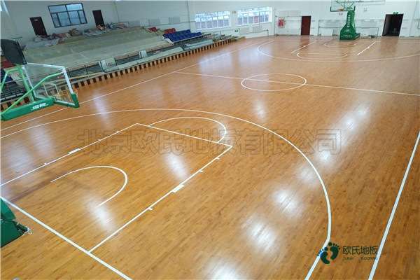 國(guó)標(biāo)體育館木地板施工流程2